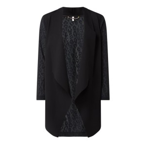 Kardigan z przodem w kontrastowym kolorze