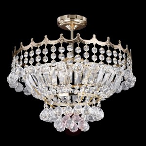 Okazała kryształowa lampa sufitowa VERSAILLES