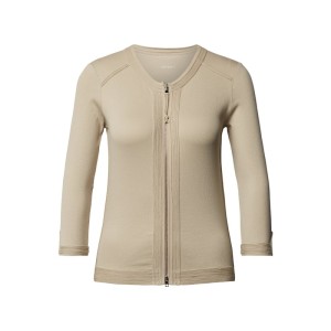 Kurtka z dzianiny z zamkiem błyskawicznym