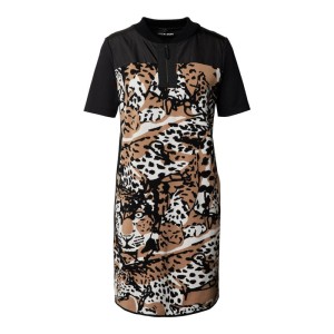 Sukienka o długości do kolan ze zwierzęcym nadrukiem