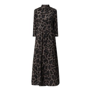 Sukienka koszulowa ze zwierzęcym nadrukiem