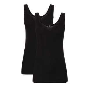 Koszulka na ramiączkach z koronką w zestawie 2 szt.