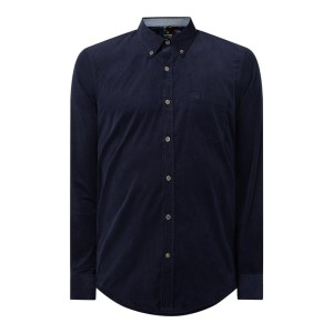 Koszula sztruksowa o kroju slim fit z bawełny