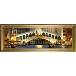 Obraz podświetlany lampa LED Wenecja 40x130cm  