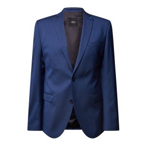 Marynarka na 2 guziki o kroju Slim Fit ze streczem