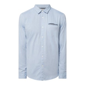 Koszula casualowa o kroju slim fit z bawełny ekologicznej