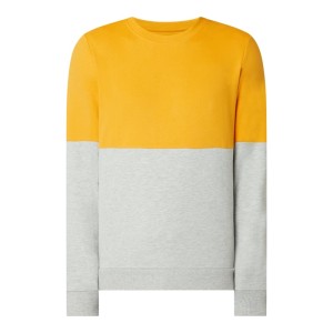 Bluza o kroju regular fit ze wstawką w kontrastowym kolorze