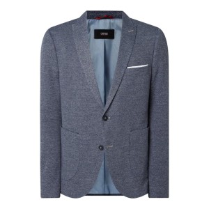 Marynarka na 2 guziki o kroju slim fit z tkanym wzorem model ‘Cirelli’