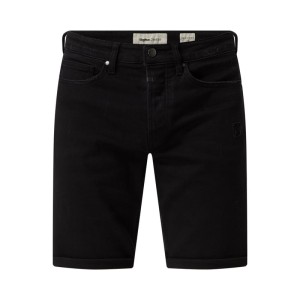 Szorty jeansowe z dodatkiem streczu model ‘Solomon’