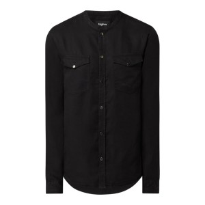 Koszula casualowa o kroju slim fit z lyocellu model ‘Gent’