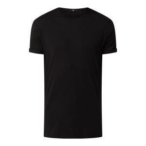 T-shirt z bawełny model ‘Zander’