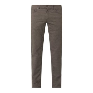 Spodnie o kroju regular fit z dodatkiem streczu model ‘Cooper Fancy’