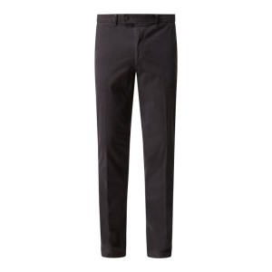 Chinosy o kroju regular fit z dodatkiem streczu model ‘Evans’