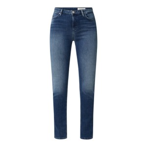 Jeansy o kroju slim fit z dodatkiem streczu