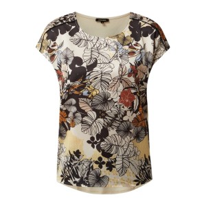 Bluzka z przodem w kontrastowym kolorze