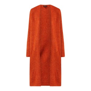 Kardigan typu oversized z dodatkiem wełny