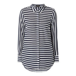 Bluzka z listwa guzikową z plisą