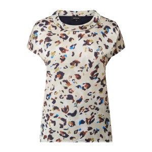 Bluzka z przodem w kontrastowym kolorze