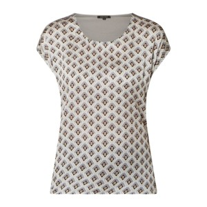 Bluzka ze stroną wewnętrzną w kontrastowym kolorze