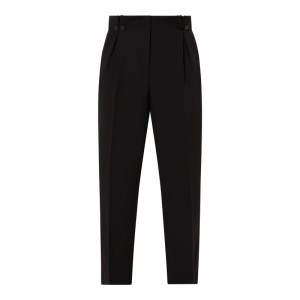 Spodnie z zakładkami z dodatkiem streczu