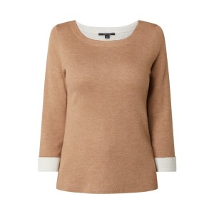 Sweter z rękawem o dł. 3/4