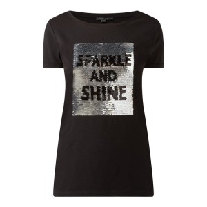 T-shirt z dwustronnymi cekinami