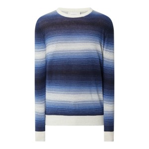 Sweter z mieszanki lnu i bawełny model ‘Caio’