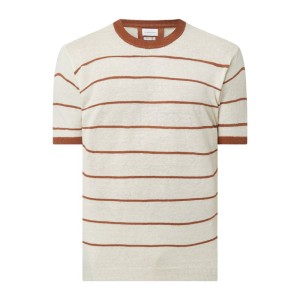 Sweter z mieszanki lnu i bawełny