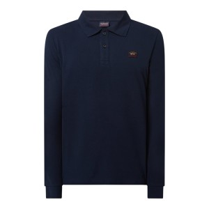 Koszulka polo z bawełny ekologicznej z długim rękawem