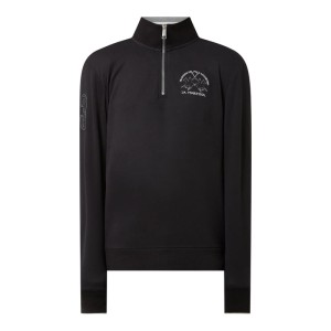 Bluza z kołnierzem z logo