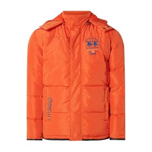 Pikowana kurtka z odpinanym kapturem