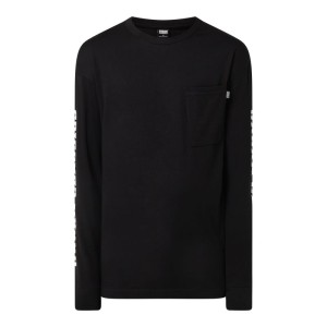 Bluzka z długim rękawem z nadrukiem z logo