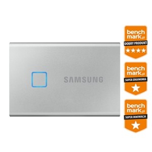 Przenośny SSD T7 Touch USB 3.2 2 TB Srebrny