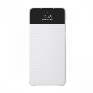 Etui Samsung S View Wallet Cover dla Galaxy A72 Biały
