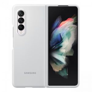 Etui Samsung Silicone Cover do Galaxy Z Fold3 5G Biały