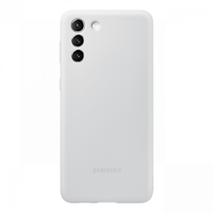 Etui Samsung Silicone cover dla Galaxy S21+ 5G Jasnoszary