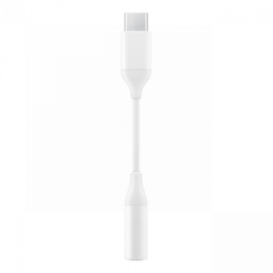 USB-C - mini jack Biały