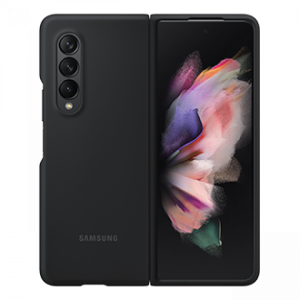 Etui Samsung Silicone Cover do Galaxy Z Fold3 5G Czarny