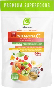 Kwas L-askorbinowy Witamina C 1000mg 1000g Intenson