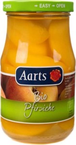 BRZOSKWINIE PLASTRY W ZALEWIE BIO 350 g - AARTS