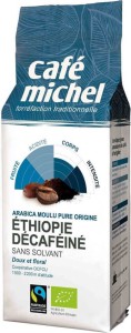 Kawa mielona bezkofeinowa arabica etiopia Fair Trade BIO 250 g - Cafe Michel