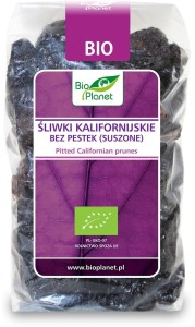 ŚLIWKI KALIFORNIJSKIE BEZ PESTEK BIO 400 g - BIO PLANET