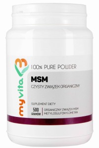MSM organiczny związek siarki proszek 500g MyVita