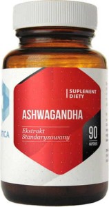Wyciąg z korzenia Żeń-szenia Indyjskiego Ashwagandha ekstrakt standaryzowany 230mg 90 kapsułek Hepatica