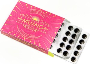 Mumio oczyszczone Shilajit 200mg 60 tabletek Nami