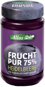 MUS JAGODOWY (75% OWOCÓW) BIO 250 g - ALLOS
