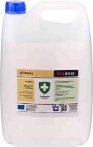 Gliceryna roślinna 5kg BIOMUS