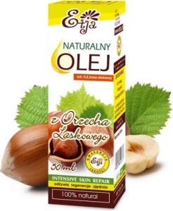 Nierafinowany olej z orzecha laskowego zimnotłoczony 50 ml ETJA