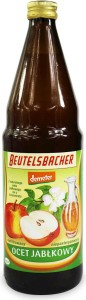 OCET JABŁKOWY NIEFILTROWANY BIO 750 ml - BEUTELSBACHER