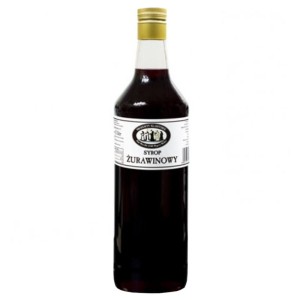 Żurawina syrop owocowy 1 l Produkty Klasztorne